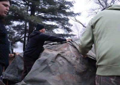 Lighting The Fire Sweatlodge