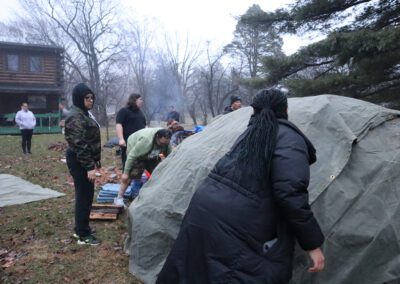 Lighting The Fire Sweatlodge