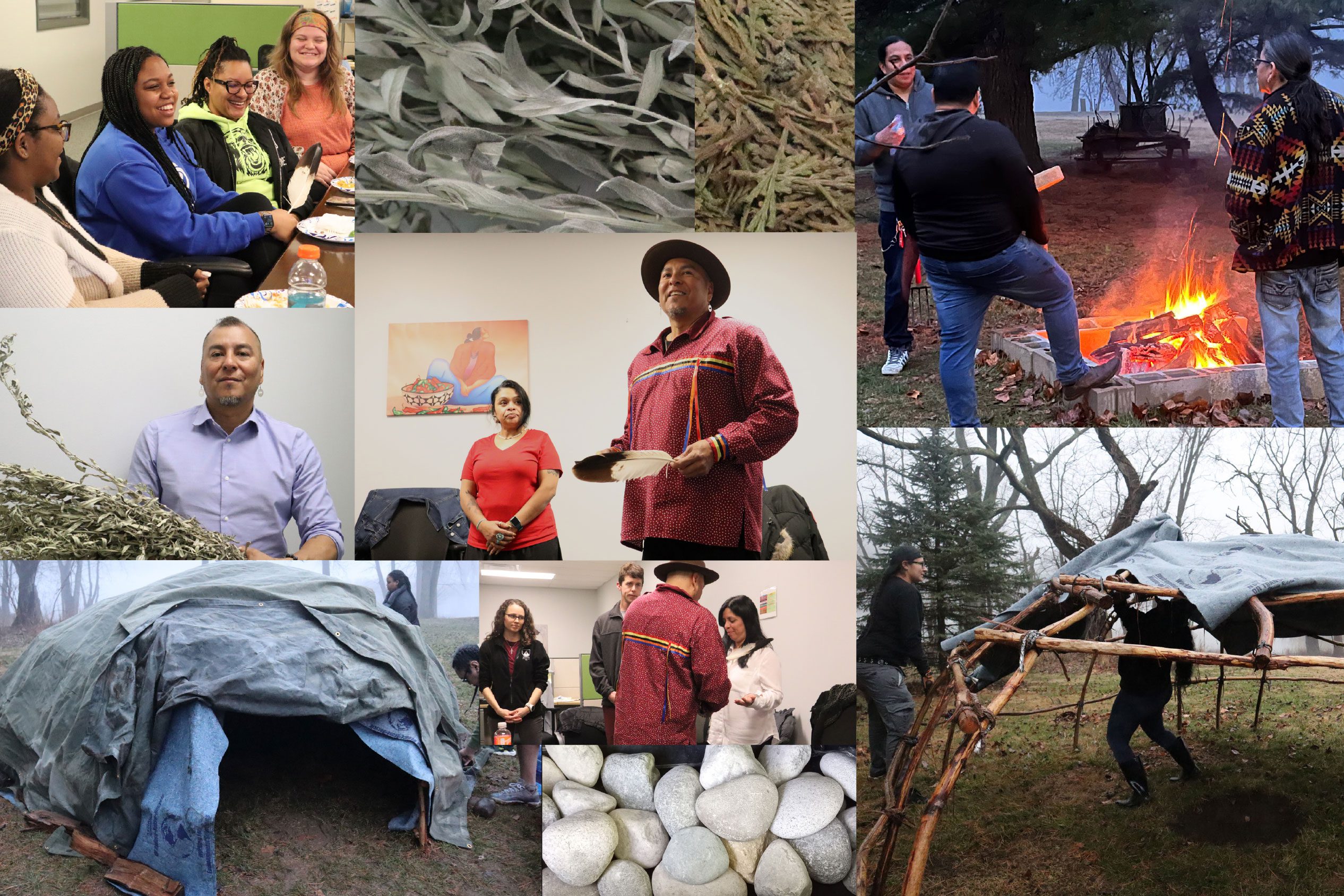 Lighting The Fire Sweatlodge