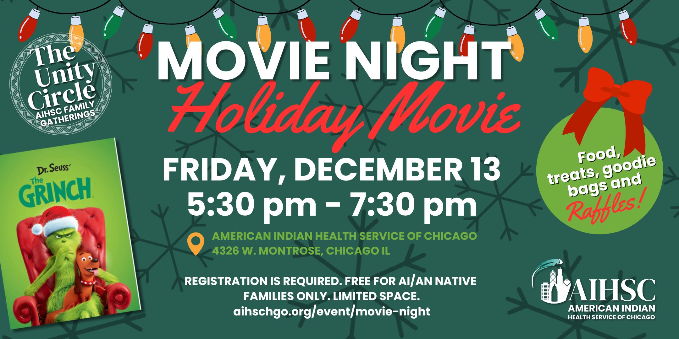 AI_Movie_Night_Holiday24_Eventbrite Movie Night American Indian Health Service Chicago