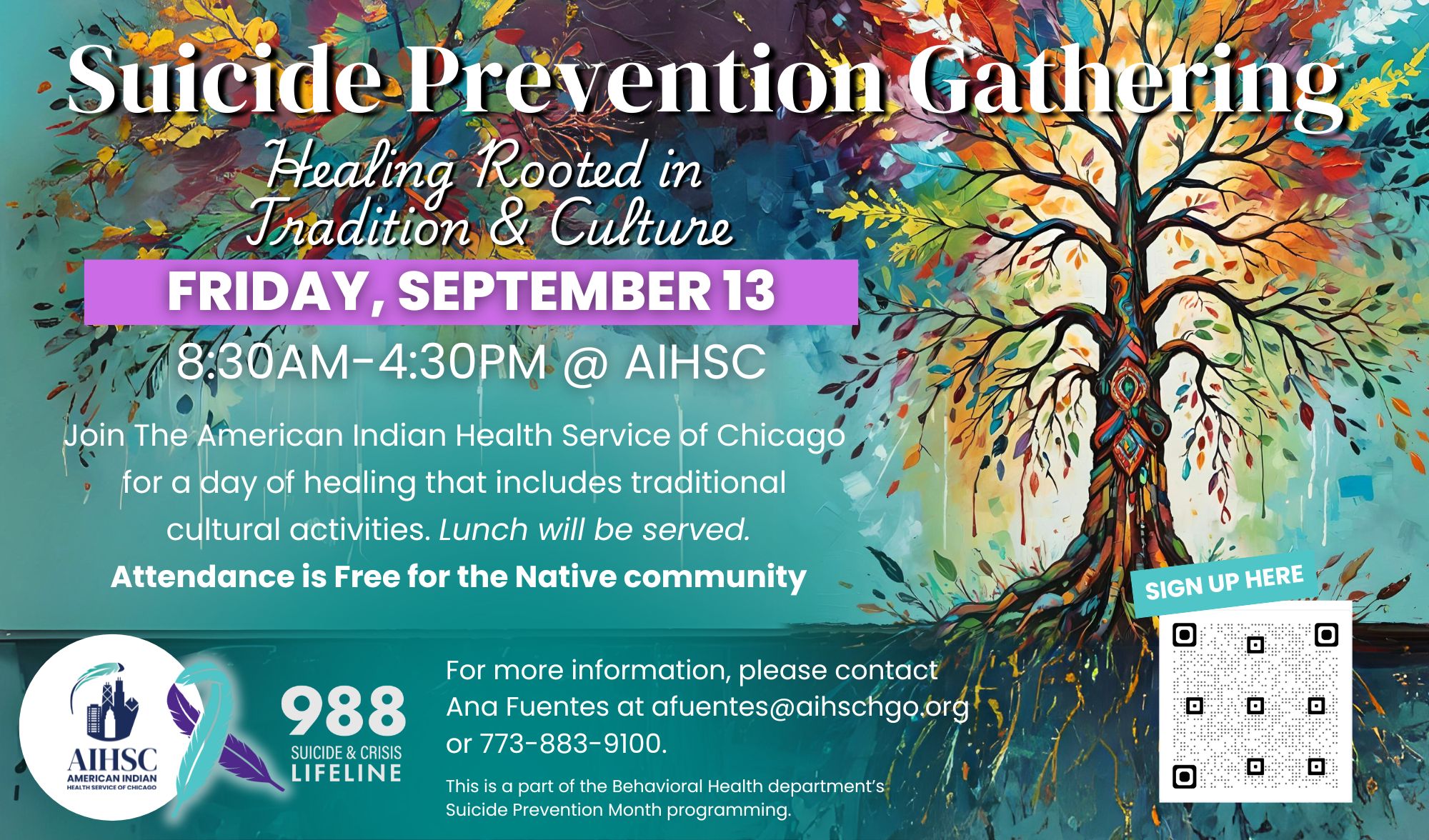 Suicide Prevention gathering