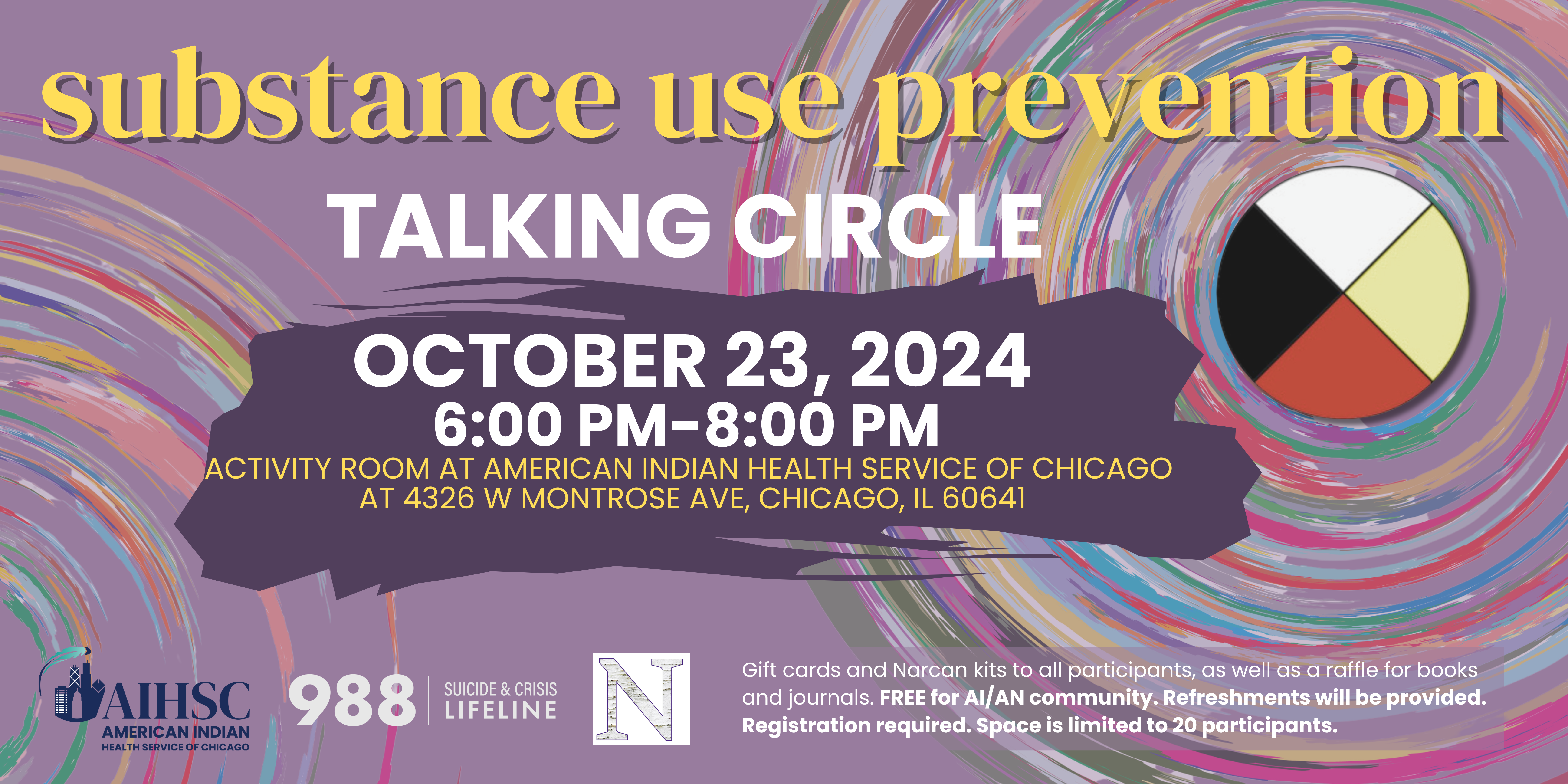 Substance Use PRevention Month Talking Circle