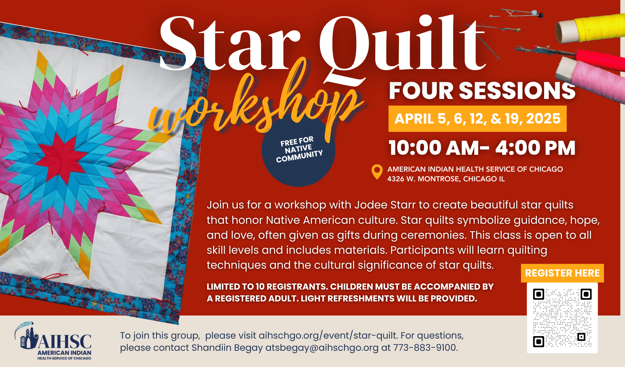 AI_0125_Star_Quilts (3) Star Quilt Workshop