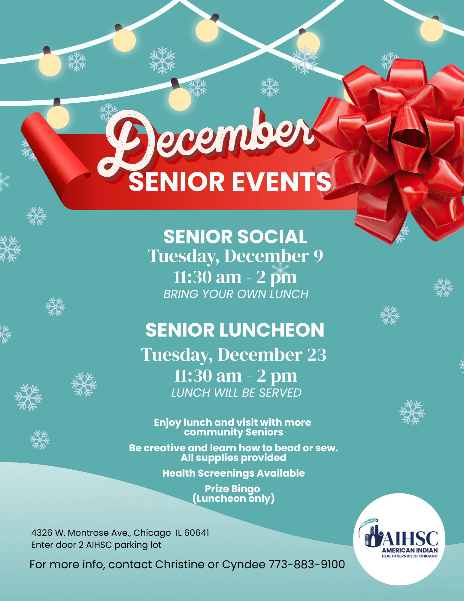 Senior Luncheon and Senior Social
