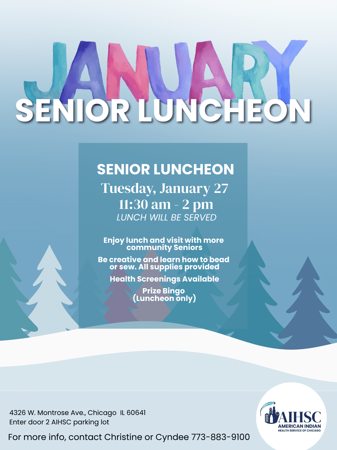 Senior Luncheon and Senior Social