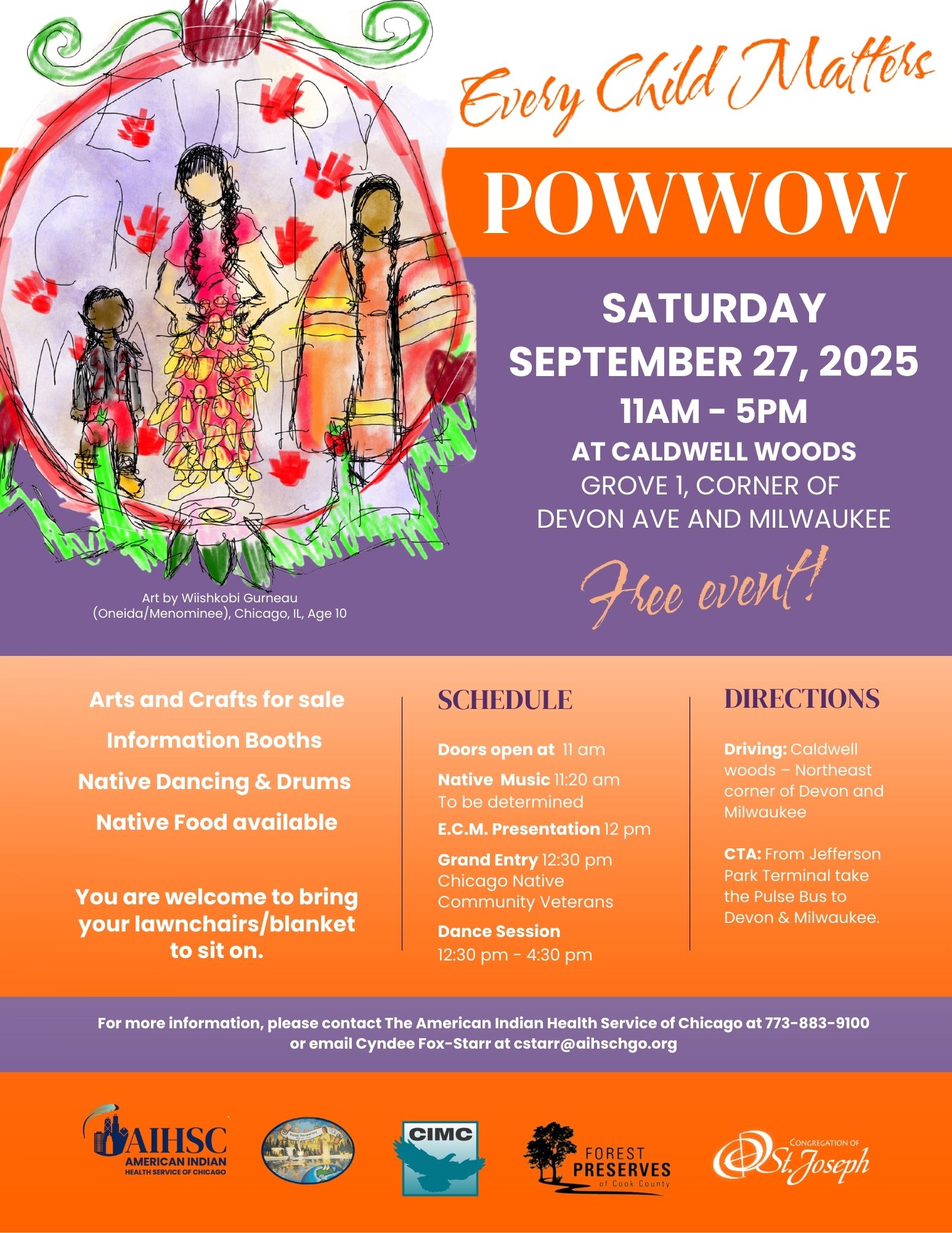 Every Child Matters Chicago Powwow 2025