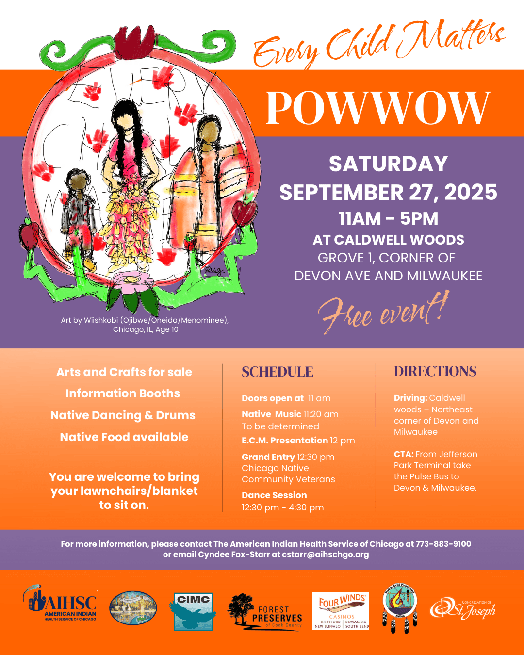 Every Child Matters Chicago Powwow 2025