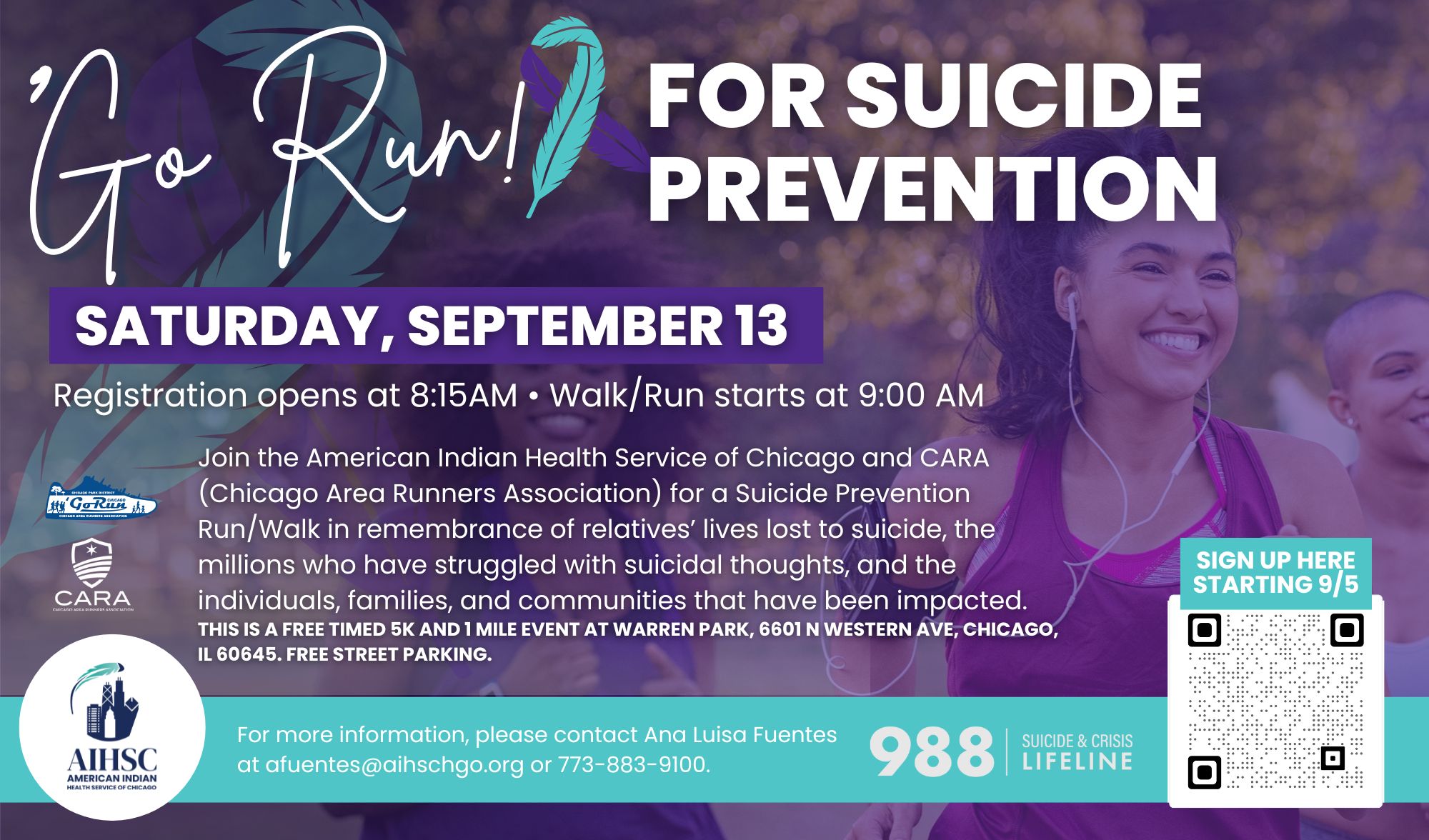 'Go Run for Suicide Prevention